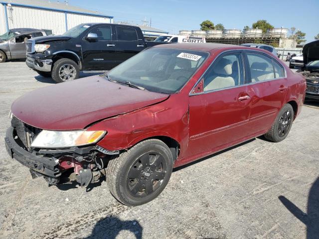 KIA OPTIMA LX 2010 maroon  gas KNAGG4A81A5393837 photo #1