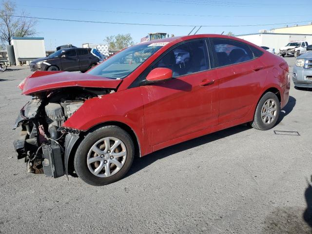 HYUNDAI ACCENT GLS 2014 red sedan 4d gas KMHCT4AE4EU749496 photo #1