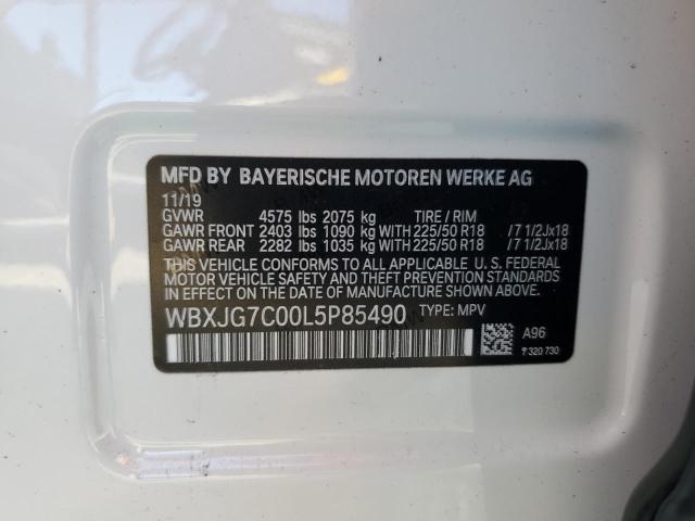 VIN WBXJG7C00L5P85490 2020 BMW X1, Sdrive28I no.14