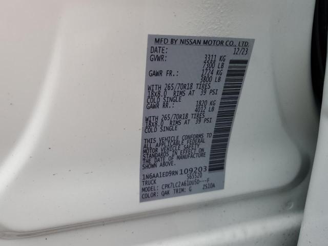 2024 NISSAN TITAN PRO- - 1N6AA1ED9RN109203
