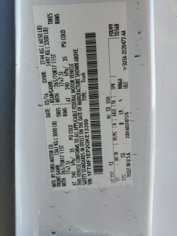 2016 FORD F150 - 1FTMF1EP2GKE13399