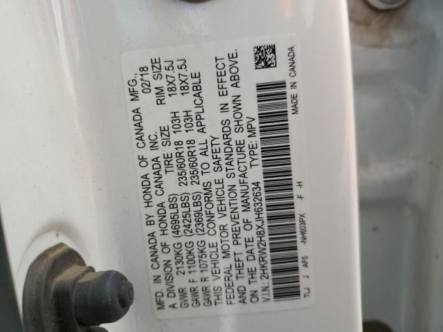 2018 HONDA CR-V EXL - 2HKRW2H8XJH632634