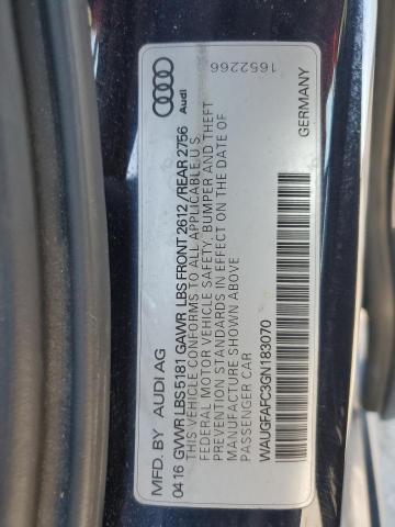 2016 AUDI A6 PREMIUM - WAUGFAFC3GN183070