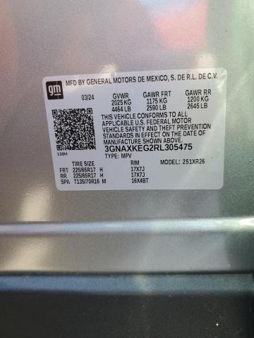 2024 CHEVROLET EQUINOX LT - 3GNAXKEG2RL305475