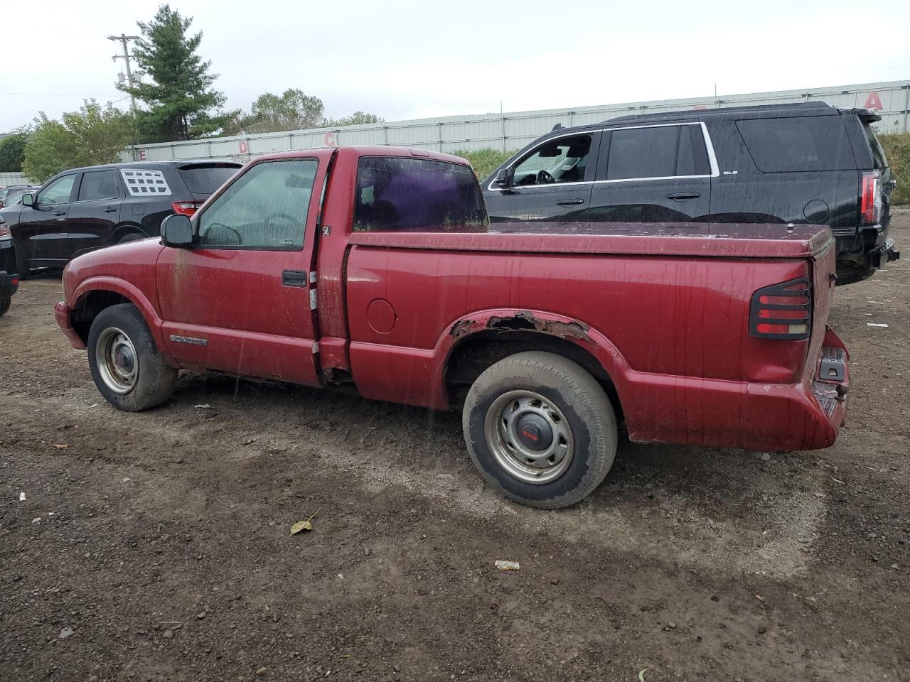 GMC SONOMA 1996 red  gas 1GTCS1449TK529272 photo #3