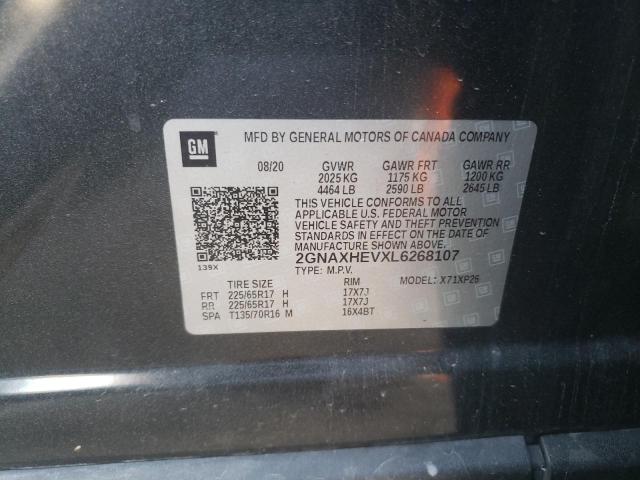 2020 CHEVROLET EQUINOX LS - 2GNAXHEVXL6268107