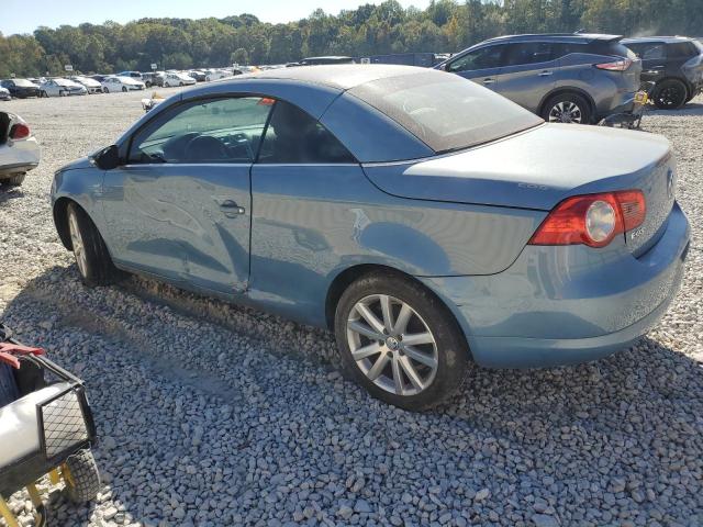 VOLKSWAGEN EOS TURBO 2009 blue  gas WVWBA71F39V010393 photo #3