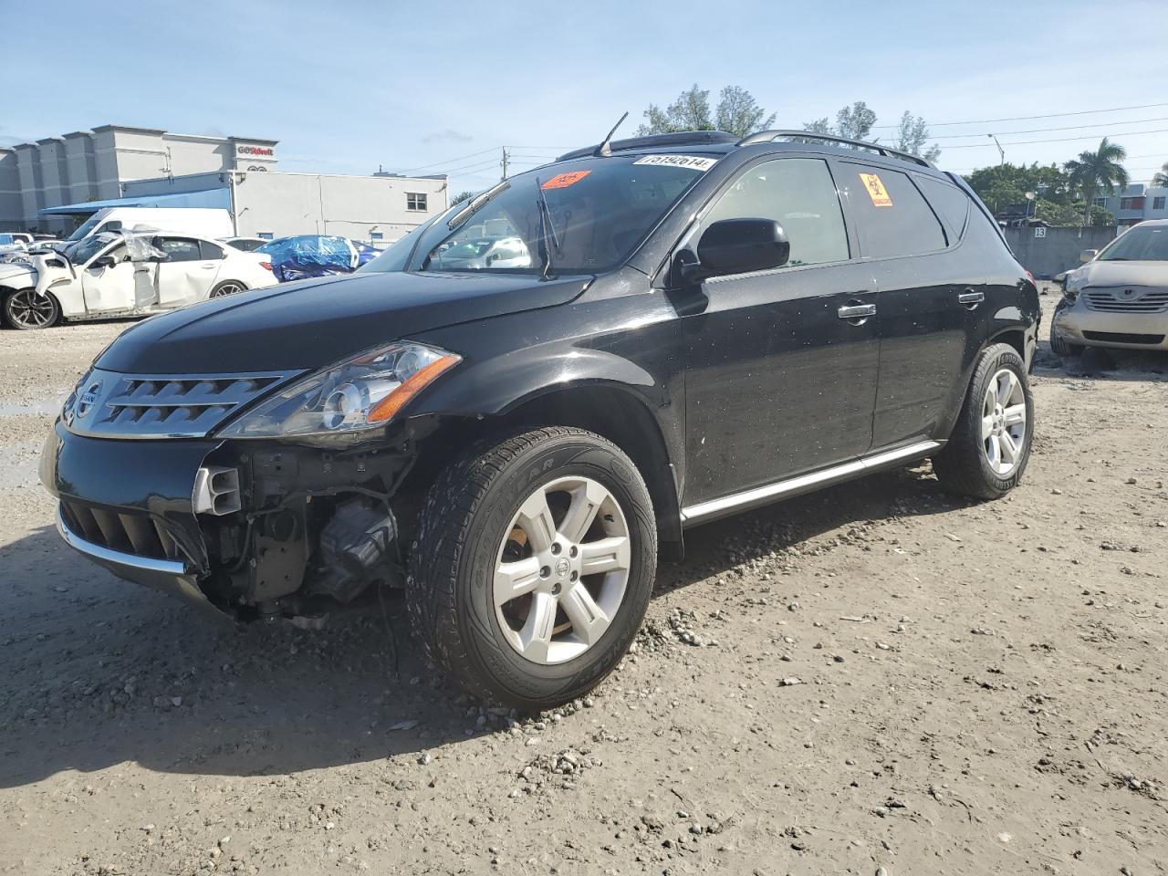 NISSAN MURANO SL 2006 black  gas JN8AZ08T66W422924 photo #1