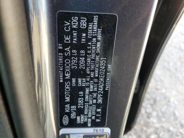 2019 KIA FORTE FE - 3KPF24AD5KE024351