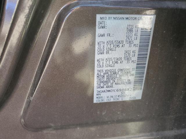 2015 NISSAN PATHFINDER - 5N1AR2MM2FC698682