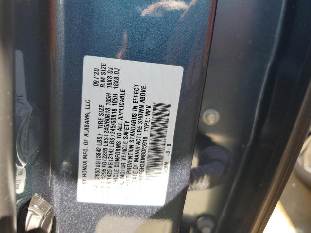 VIN 5FNYF6H3XMB025918 2021 Honda Pilot, EX no.14