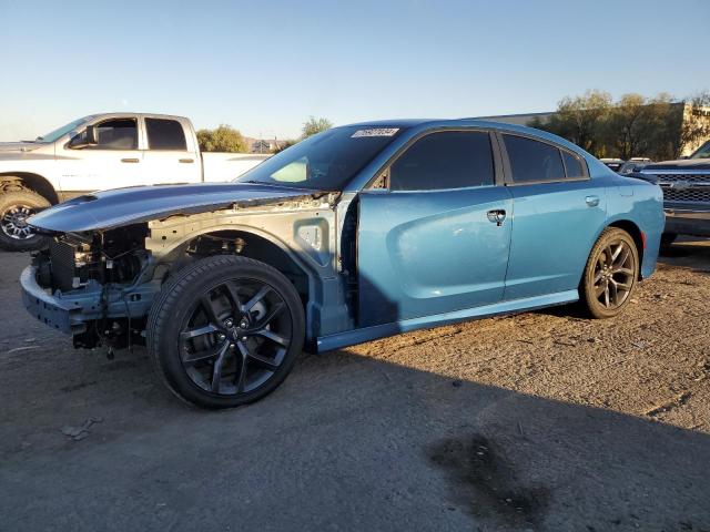 DODGE CHARGER GT 2023 blue  flexible fuel 2C3CDXHG8PH645968 photo #1