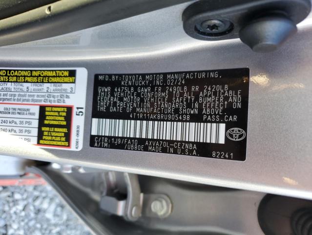 VIN 4T1R11AK8RU905498 2024 Toyota Camry, LE no.12