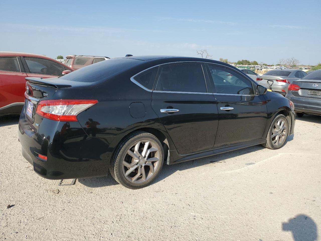 NISSAN SENTRA S 2013 black  gas 3N1AB7AP9DL789019 photo #4