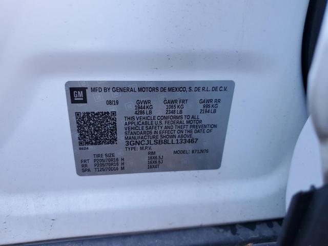 2020 CHEVROLET TRAX 1LT - 3GNCJLSB8LL133467