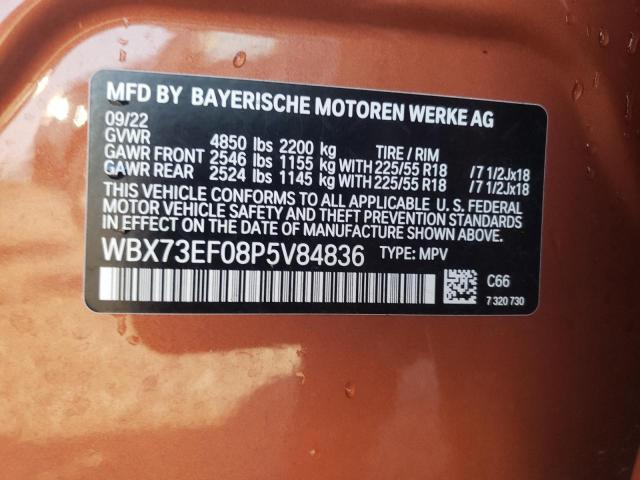 2023 BMW X1 XDRIVE2 - WBX73EF08P5V84836