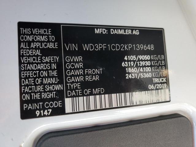 2019 MERCEDES-BENZ SPRINTER 2 - WD3PF1CD2KP139648