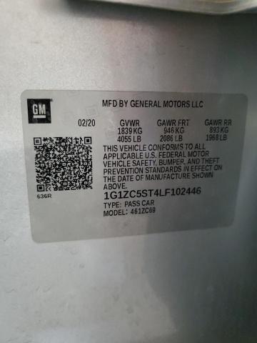 2020 CHEVROLET MALIBU LS - 1G1ZC5ST4LF102446