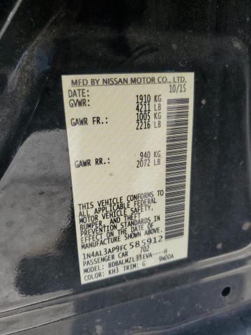 2015 NISSAN ALTIMA 2.5 - 1N4AL3AP9FC585912