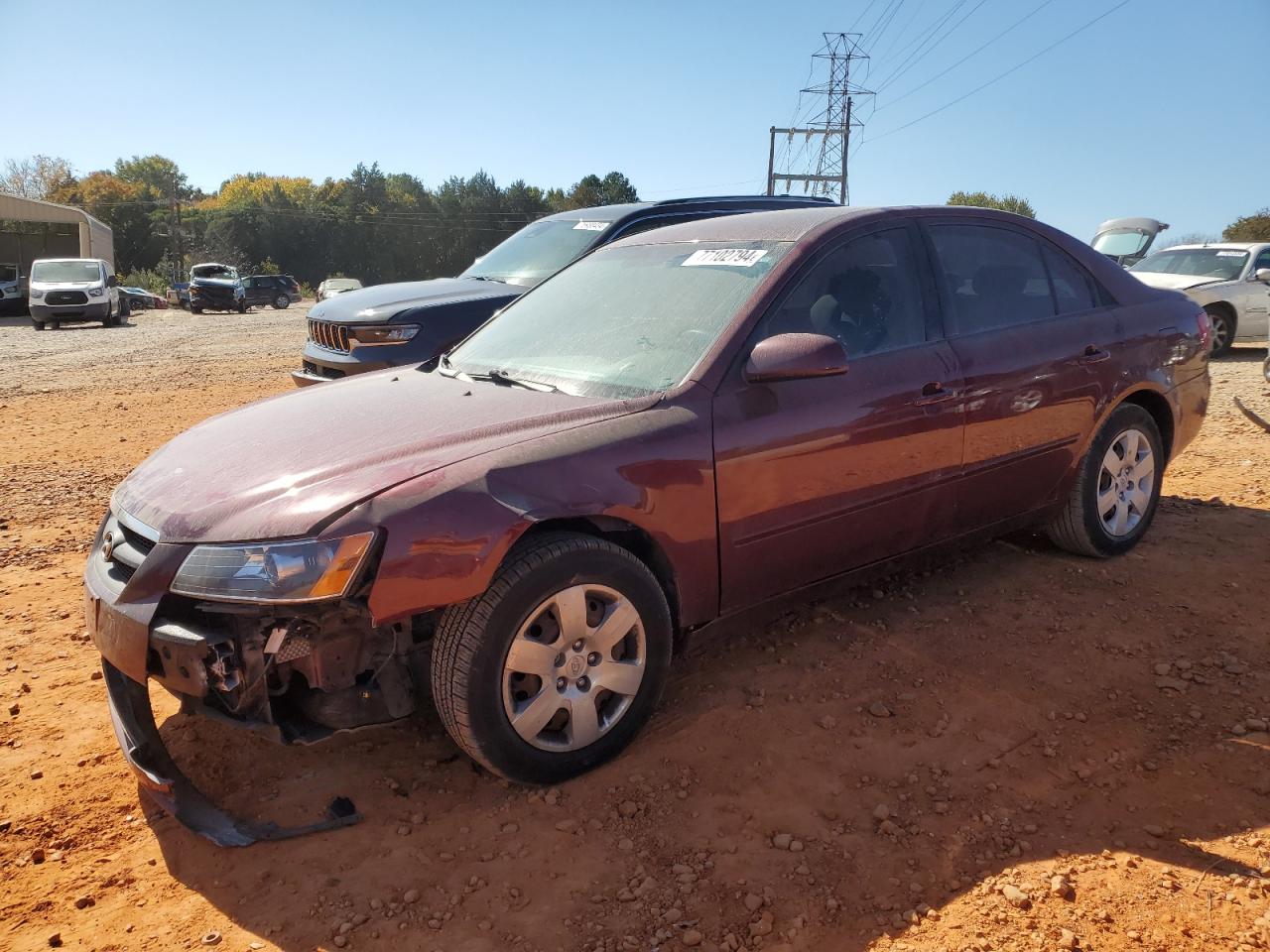 Lot #2945304497 2008 HYUNDAI SONATA GLS