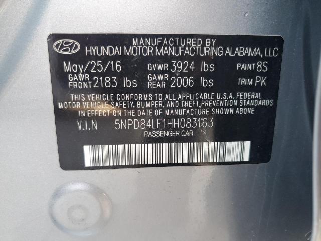2017 HYUNDAI ELANTRA SE - 5NPD84LF1HH083163