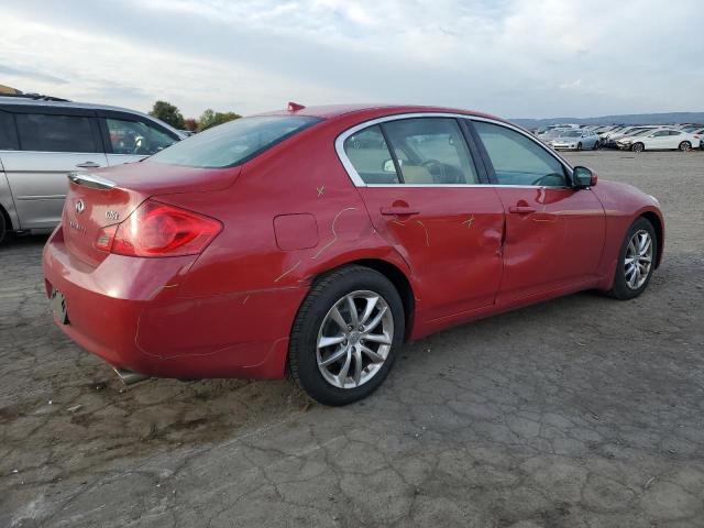 INFINITI G35 2008 red  gas JNKBV61F88M272377 photo #4