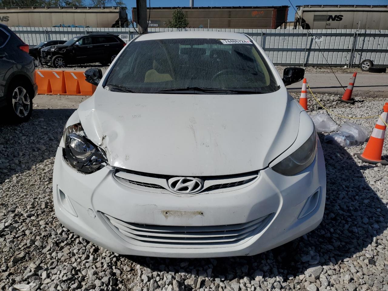 Lot #2935663935 2013 HYUNDAI ELANTRA GL