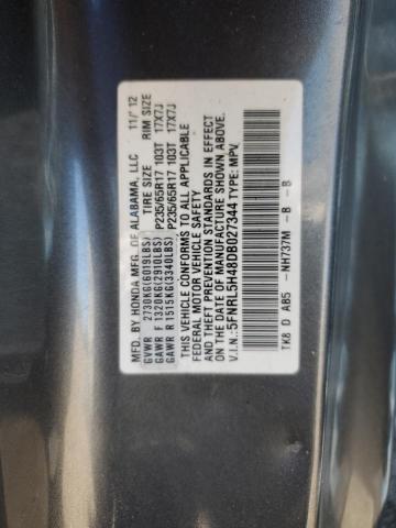 VIN 5FNRL5H48DB027344 2013 Honda Odyssey, EX no.13