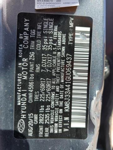 2016 HYUNDAI TUCSON LIM - KM8J33A41GU069437