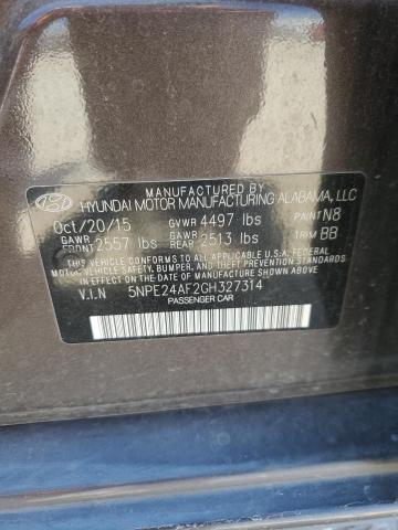 2016 HYUNDAI SONATA SE - 5NPE24AF2GH327314
