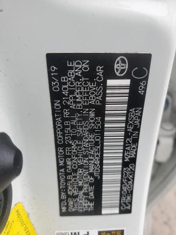 2020 TOYOTA COROLLA SE - JTDS4RCE5LJ011504