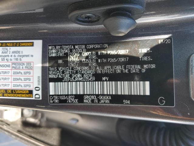 2021 TOYOTA 4RUNNER SR - JTEFU5JR9M5235459