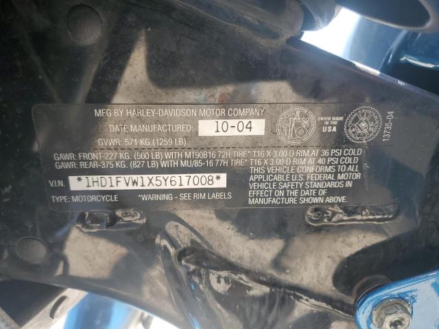 2005 HARLEY-DAVIDSON FLHTI 1HD1FVW1X5Y617008