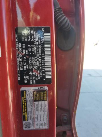 2015 HYUNDAI SANTA FE S - 5XYZTDLB7FG301953