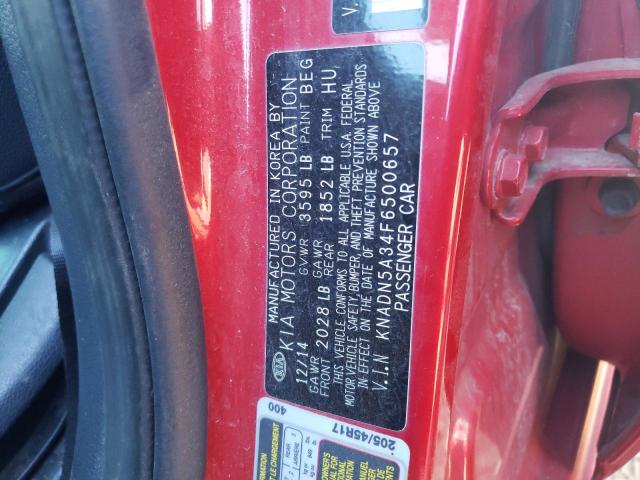 2015 KIA RIO EX - KNADN5A34F6500657
