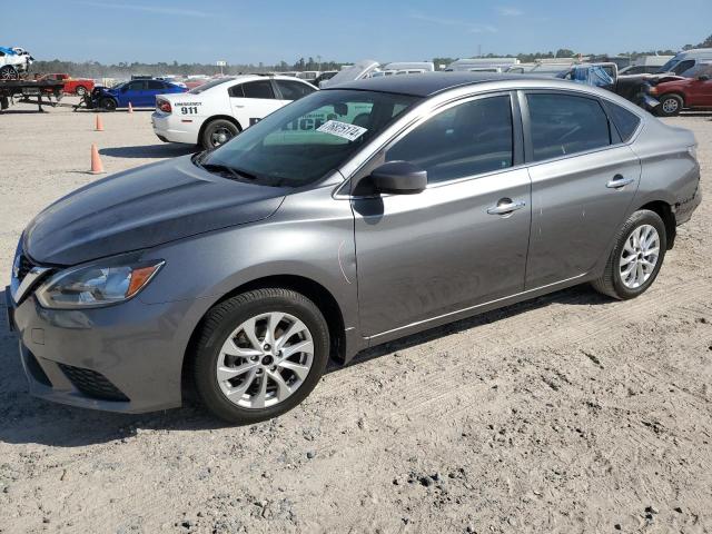 NISSAN SENTRA S 2018 gray  gas 3N1AB7AP3JY262334 photo #1