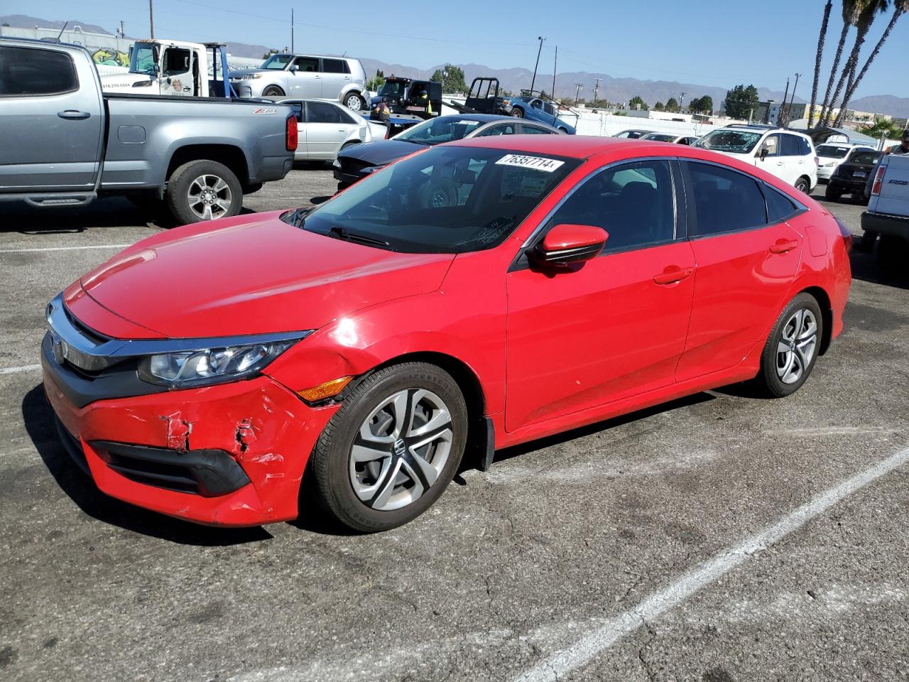 Lot #3030858500 2016 HONDA CIVIC LX