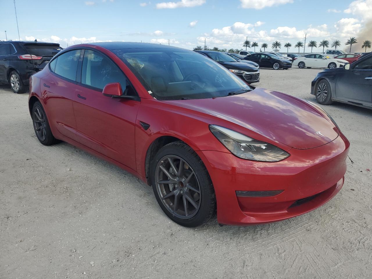 Lot #3028506936 2023 TESLA MODEL 3