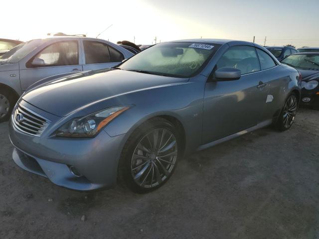 INFINITI Q60 BASE 2015 blue  gas JN1CV6FE8FM810968 photo #1