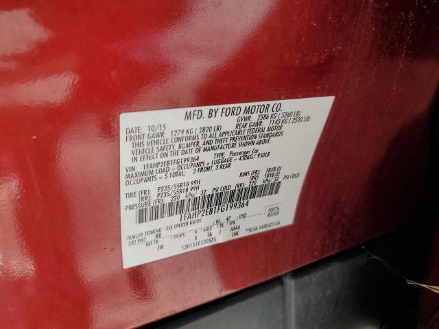 2015 FORD TAURUS SEL - 1FAHP2E81FG199364