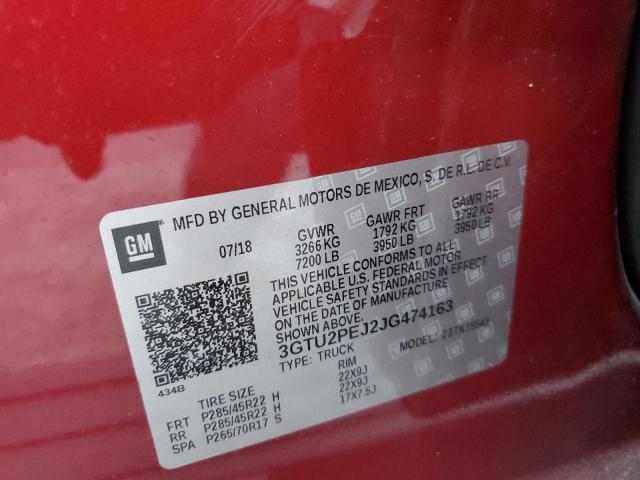 2018 GMC SIERRA K15 - 3GTU2PEJ2JG474163