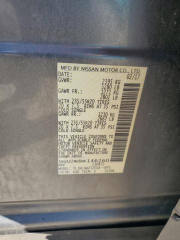 2017 NISSAN MURANO S - 5N1AZ2MH8HN146260