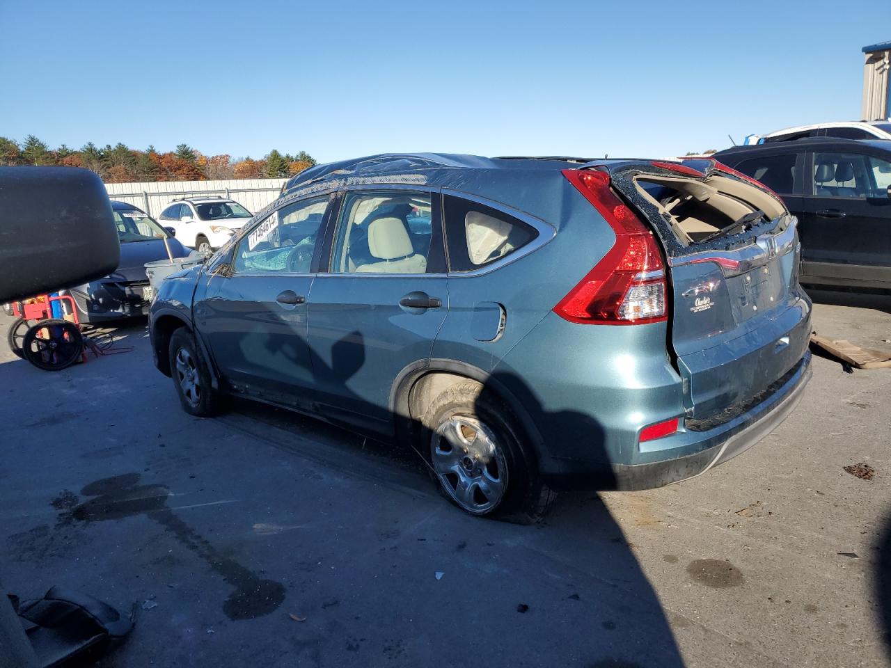 Lot #2986873873 2015 HONDA CR-V LX