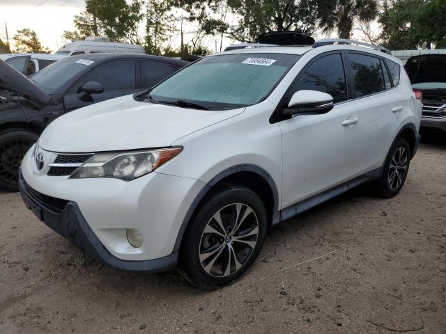 TOYOTA RAV4 LIMIT 2015 white  gas 2T3YFREV6FW162584 photo #1