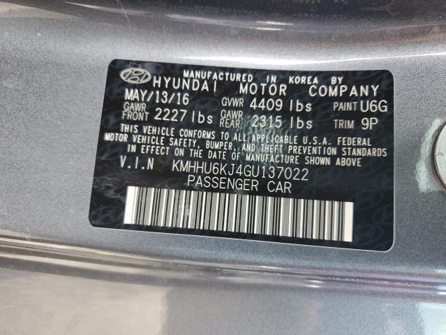 2016 HYUNDAI GENESIS CO - KMHHU6KJ4GU137022