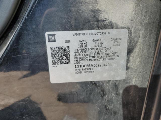 2018 CHEVROLET CRUZE LT - 1G1BE5SM0J7234793