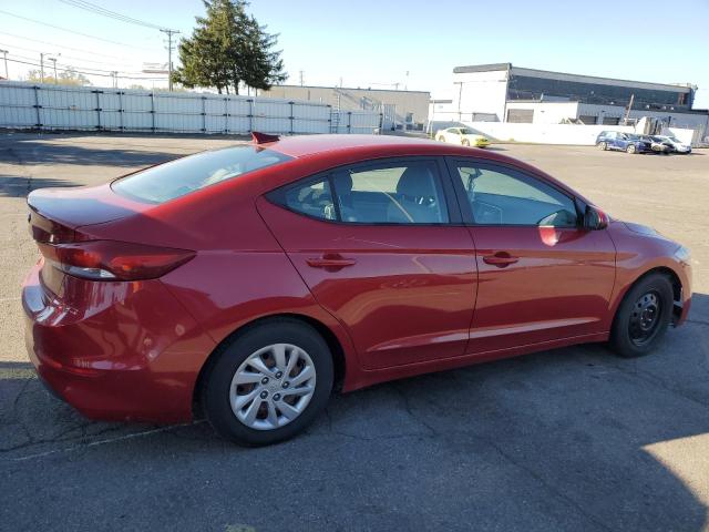 HYUNDAI ELANTRA SE 2017 red sedan 4d gas KMHD74LFXHU087006 photo #4