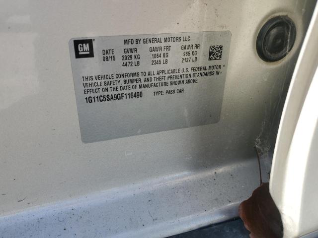 2016 CHEVROLET MALIBU LIM - 1G11C5SA9GF116490