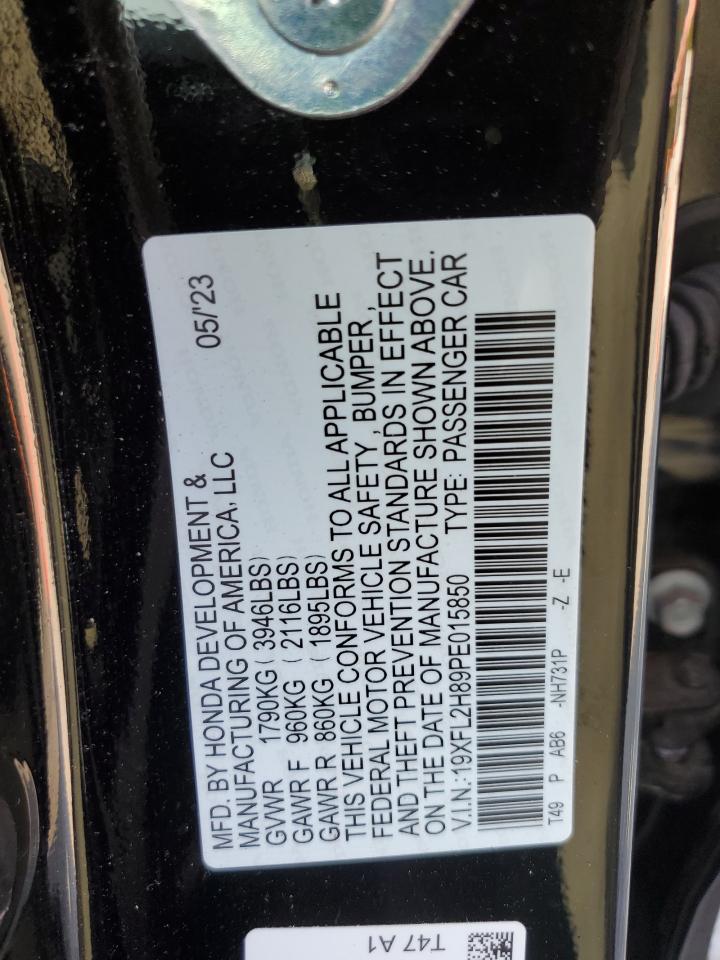 Lot #2989137656 2023 HONDA CIVIC SPOR