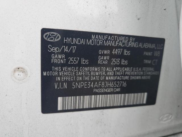 2018 HYUNDAI SONATA SPO - 5NPE34AF8JH652716